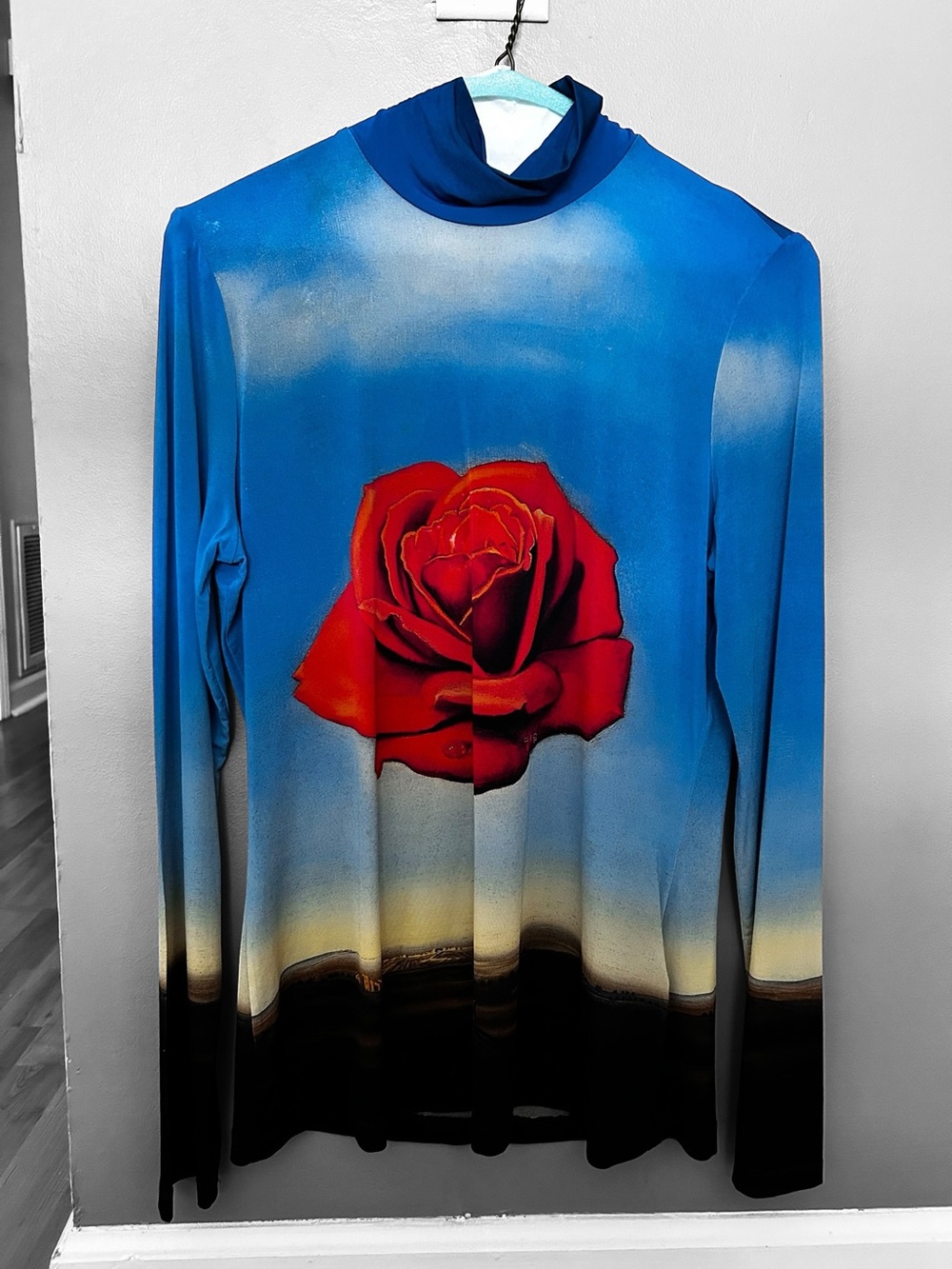 Paco Rabanne Haut Floral Top Size 42 US 10 - Picture 2 of 8